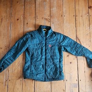 Fjällräven Green Quilted Puffer Jacket